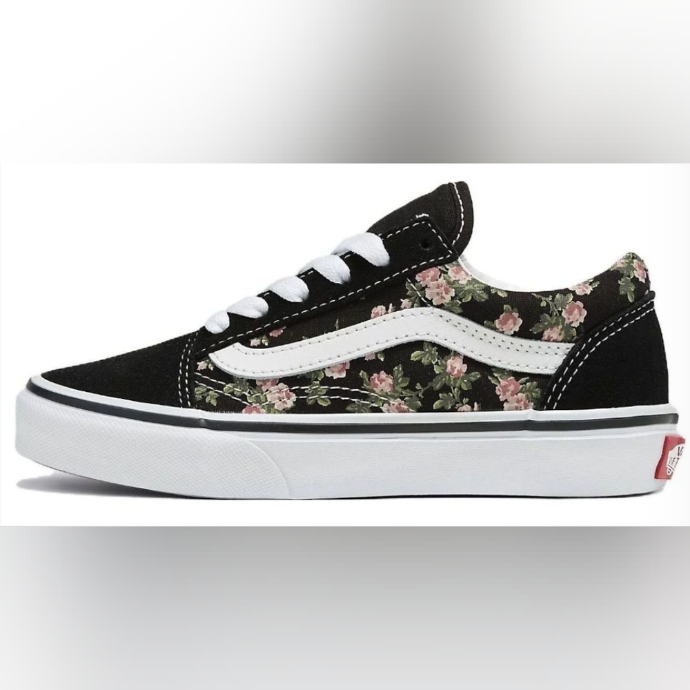 Vans Old Skool 'Wallflower Floral' Pre-School Sneakers Size 11 New - Picture 2 of 10